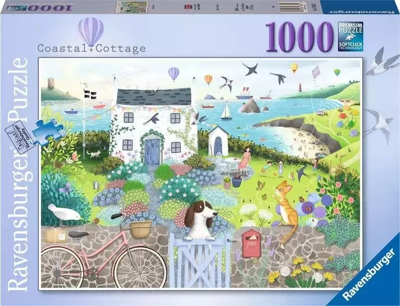 Ravensburger - Coastal Cottage Jigsaw Puzzle 1000 Pieces