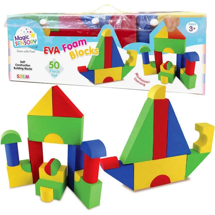 MAGIC SENSORY - EVA Foam Blocks 50pcs