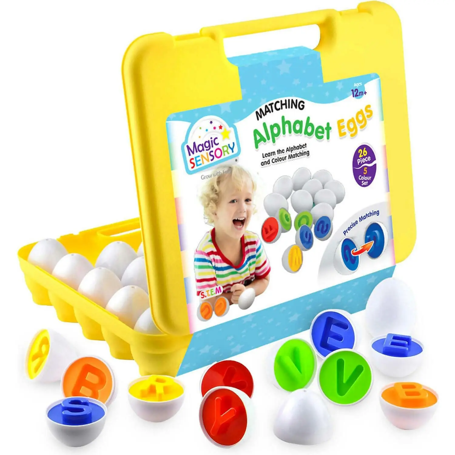 Magic Sensory - Matching Alphabet Eggs