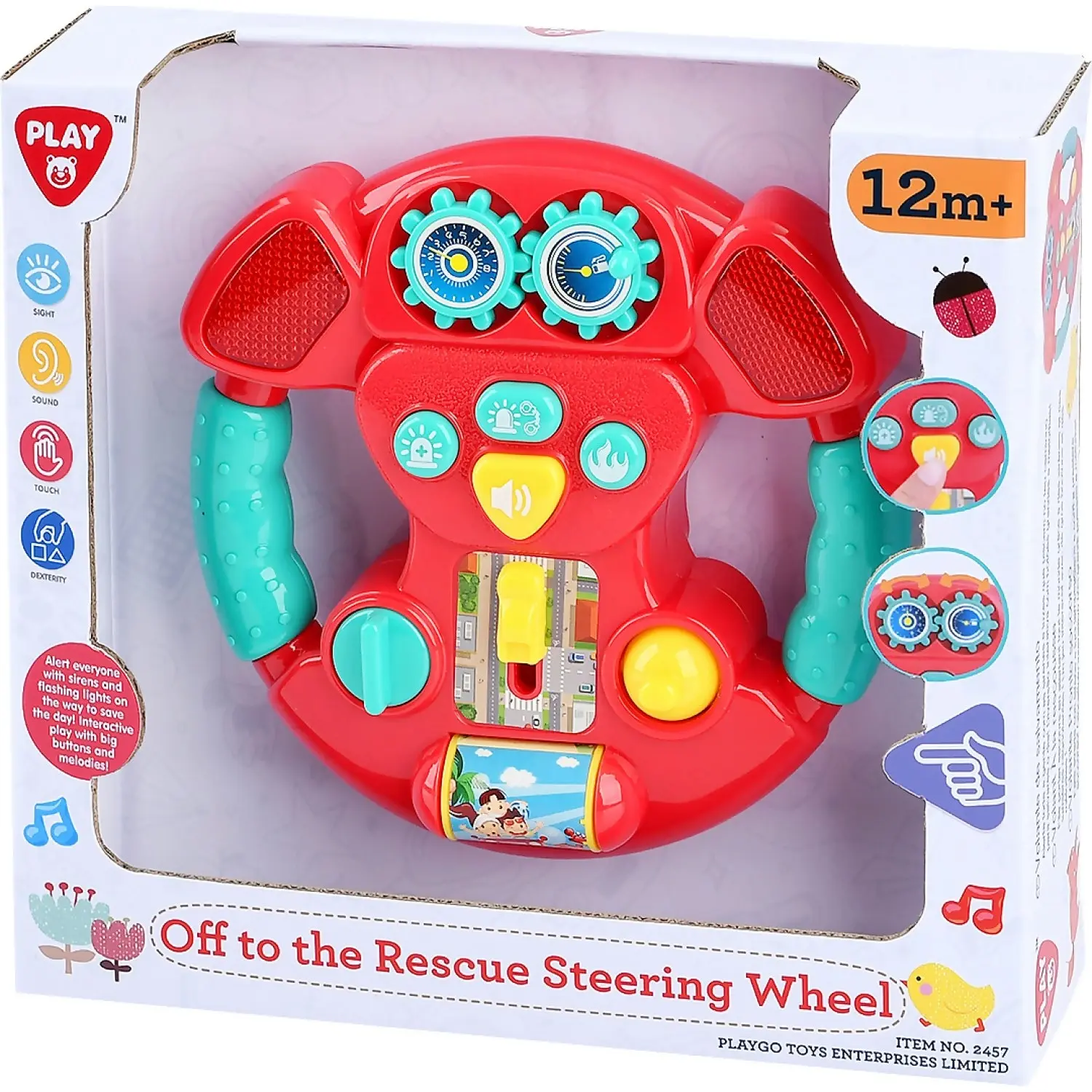 Playgo Toys Ent. Ltd. - Off To The Rescue Steering Wheel