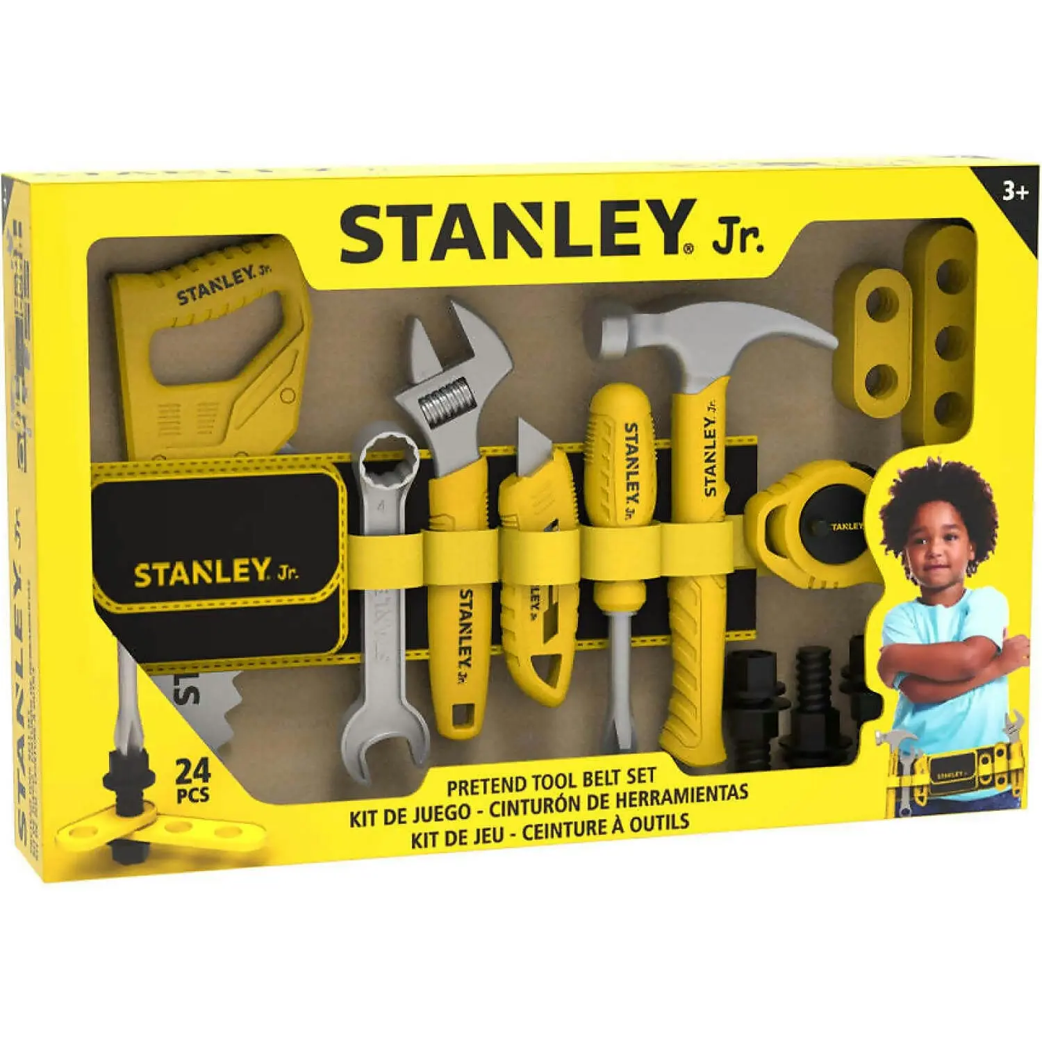 Stanley Jr. - 24 Piece Pretend Play Tool Belt Set