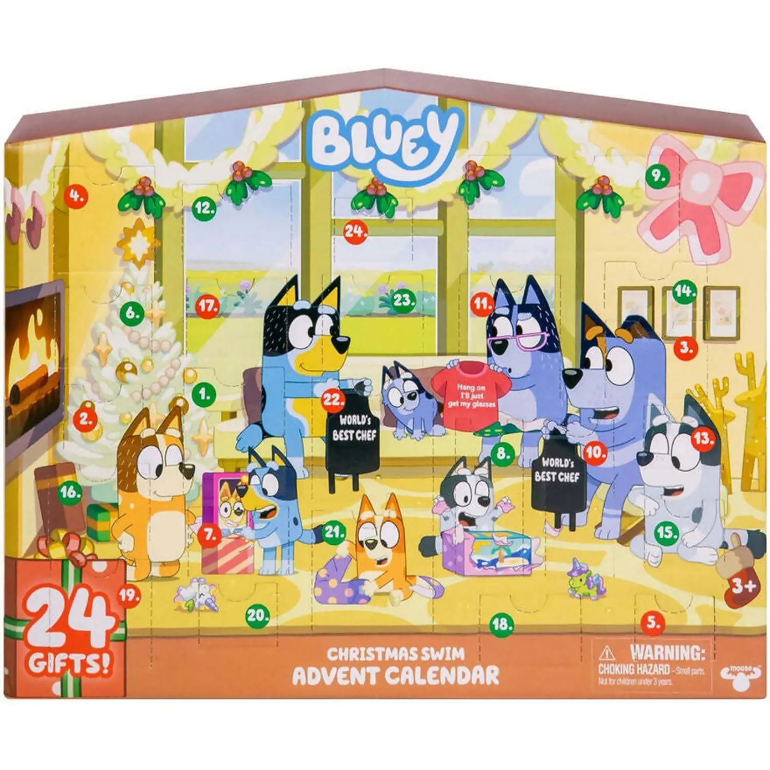 Bluey - Series 11 Christmas Swim Advent Calendar 2024 Xmas