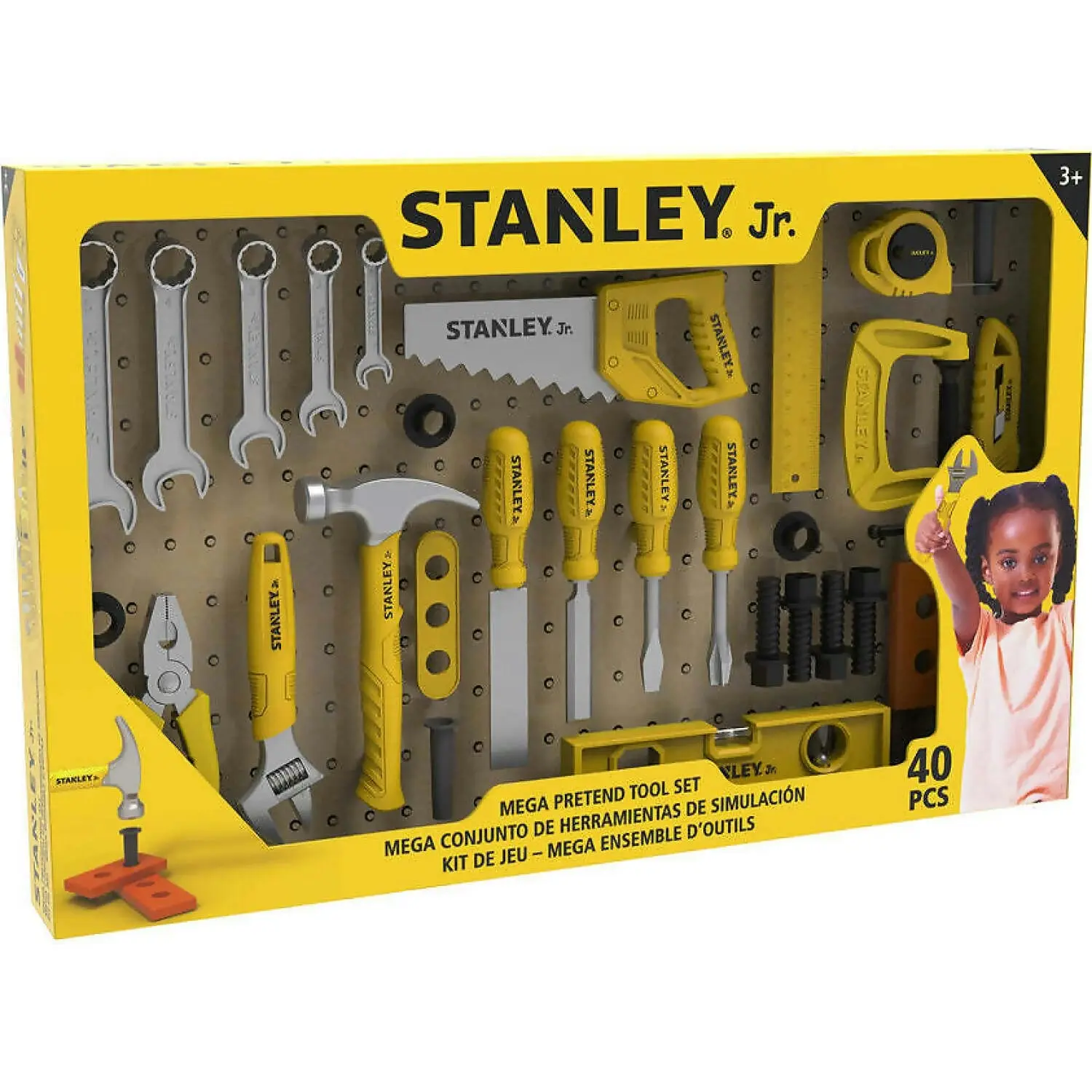 Stanley Jr. - Mega Pretend Play 40 Piece Tool Set