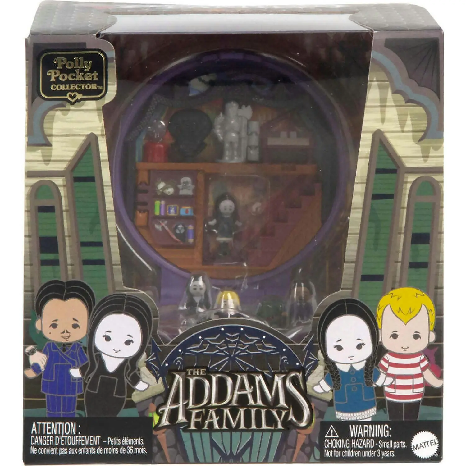 Polly Pocket - Collector The Addams Family Compact Set - Mattel