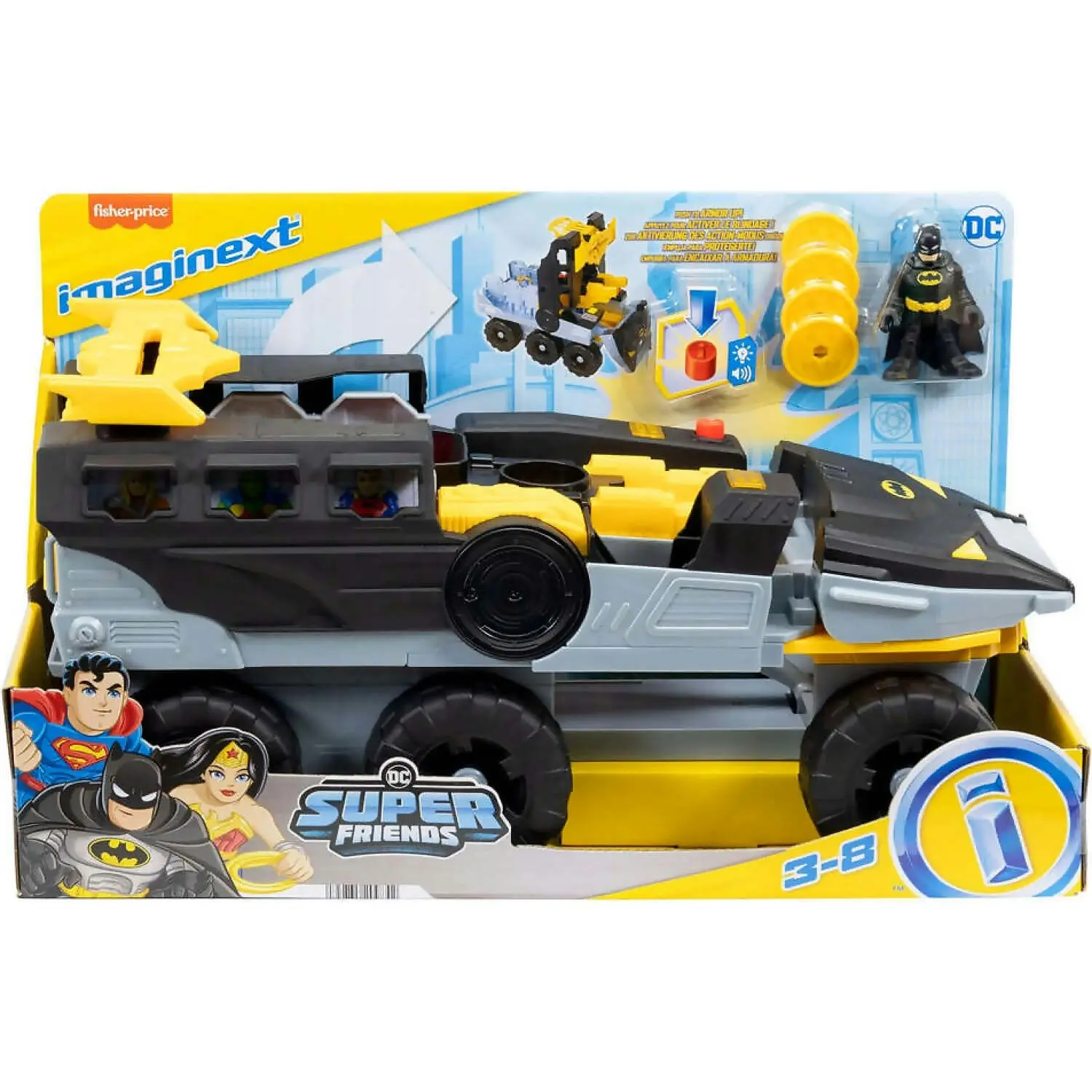 Fisher-price - Imaginext Dc Super Friends Transforming Bat Tank - Mattel