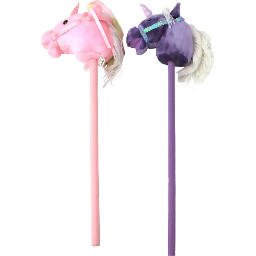 RP Dean - Unicorn Horse Stick W/sound (each Item Is Sold Separately) Chosen At Random Colors May Vary