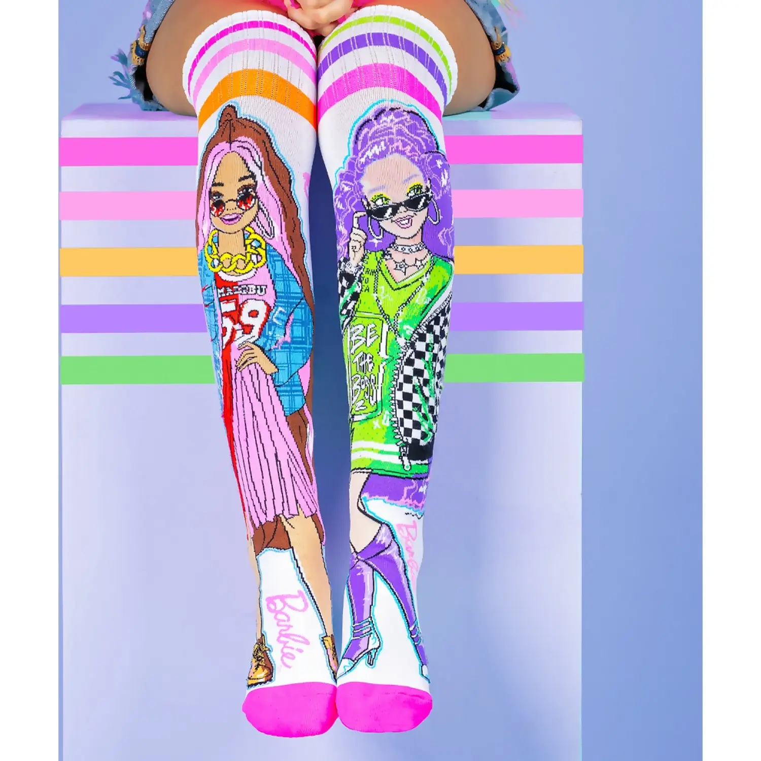 Madmia - Barbie Extra Sporty Socks Kids & Adults Age 6y+