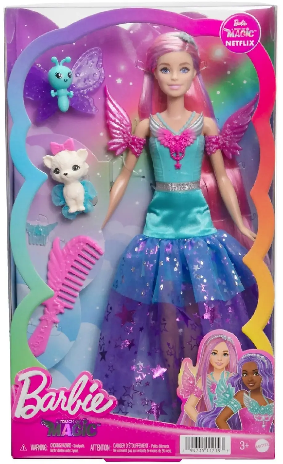 Barbie - A Touch Of Magic Malibu Doll - Green/blue - Mattel