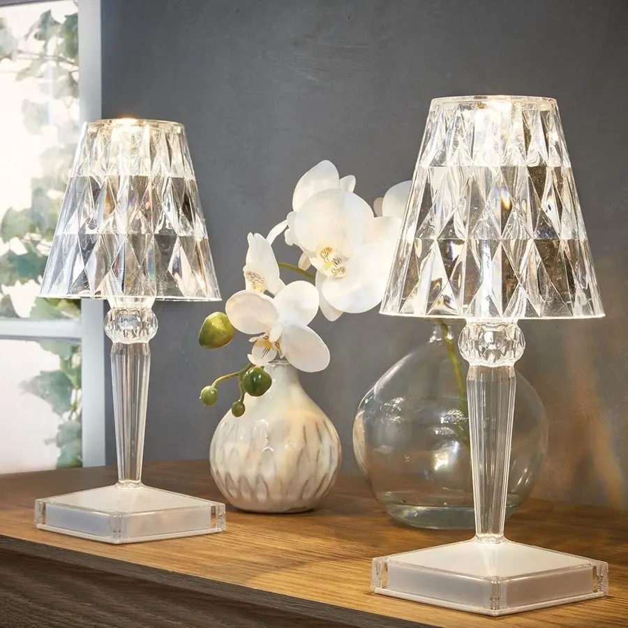 Decorative Touch Lamp Set 2