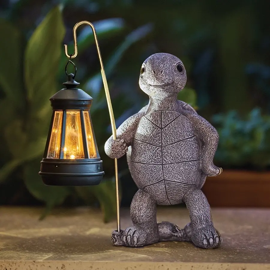 Turtle with Solar Lantern