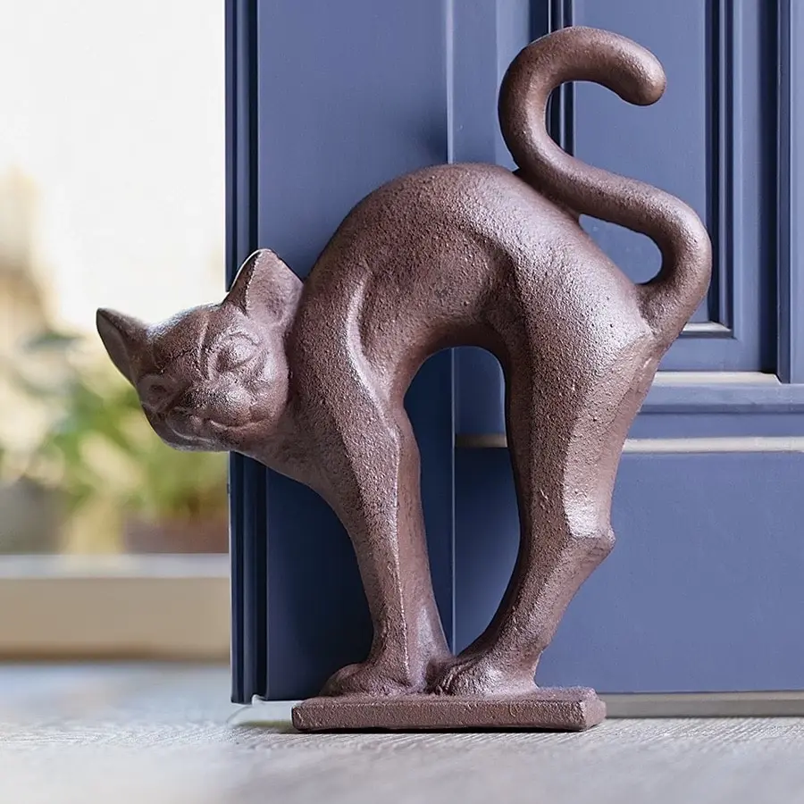 Cat Cast Iron Doorstop