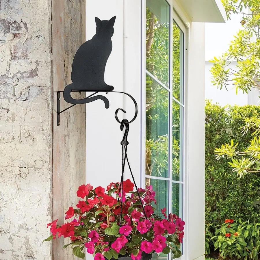 Cat wall plant hanger