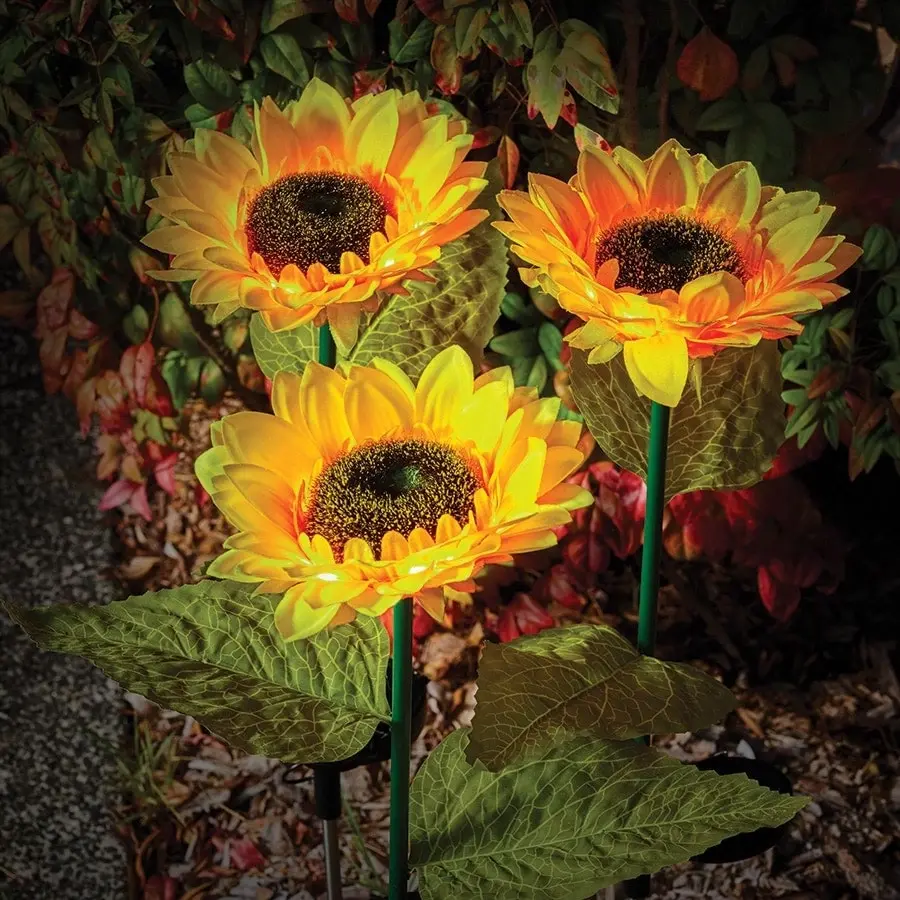 Solar Sunflowers - set of 3