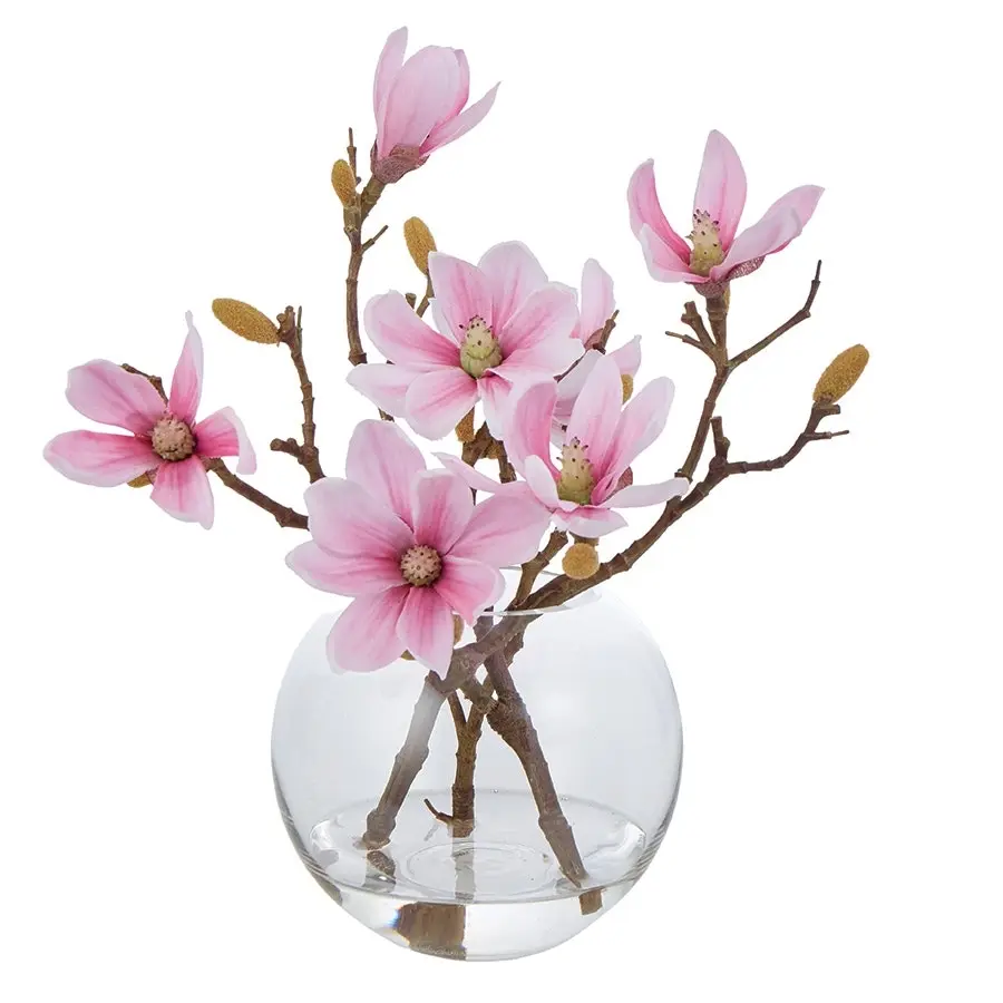 Pink Faux Magnolia