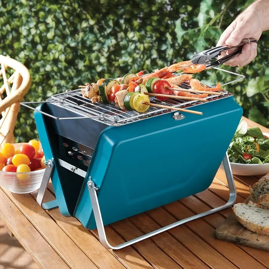 Portable Briefcase BBQ