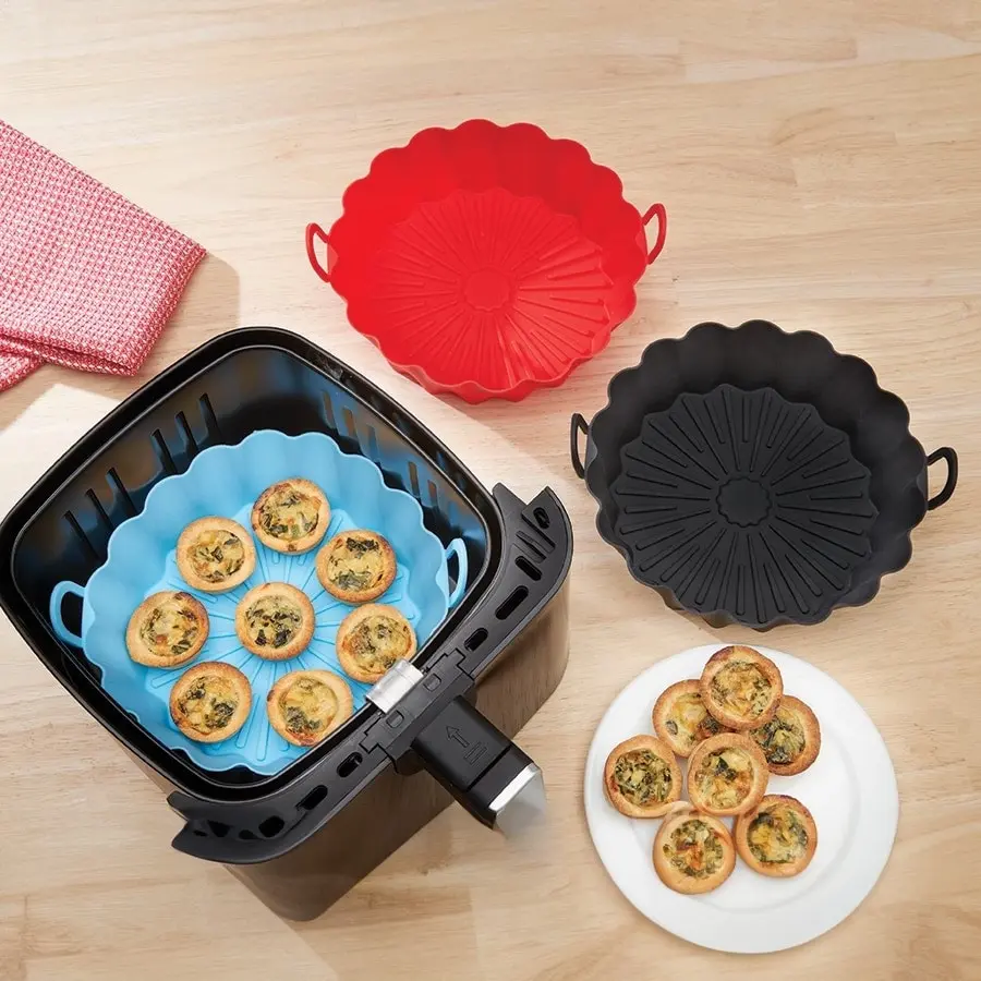 Silicone Airfryer Baking Tray Set 3