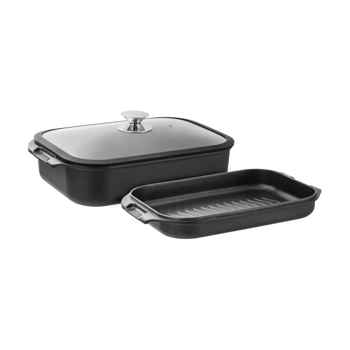 Pyrolux HA+ Roast & Grill Set with Glass Lid 3 Piece