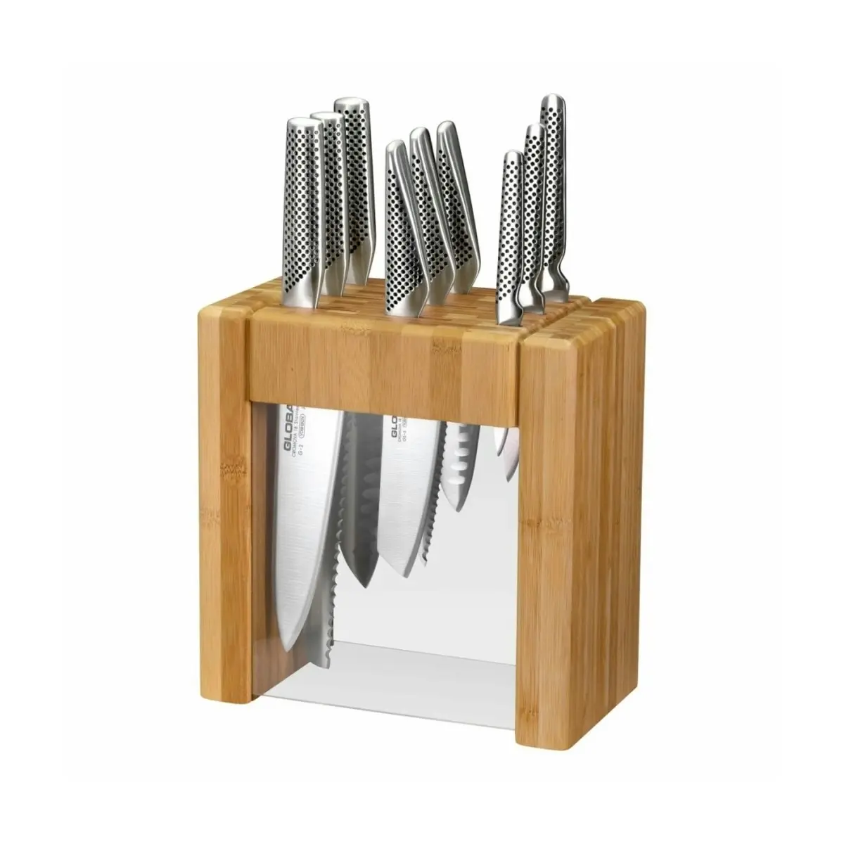 Global Ikasu X Knife Block Set 10 Piece