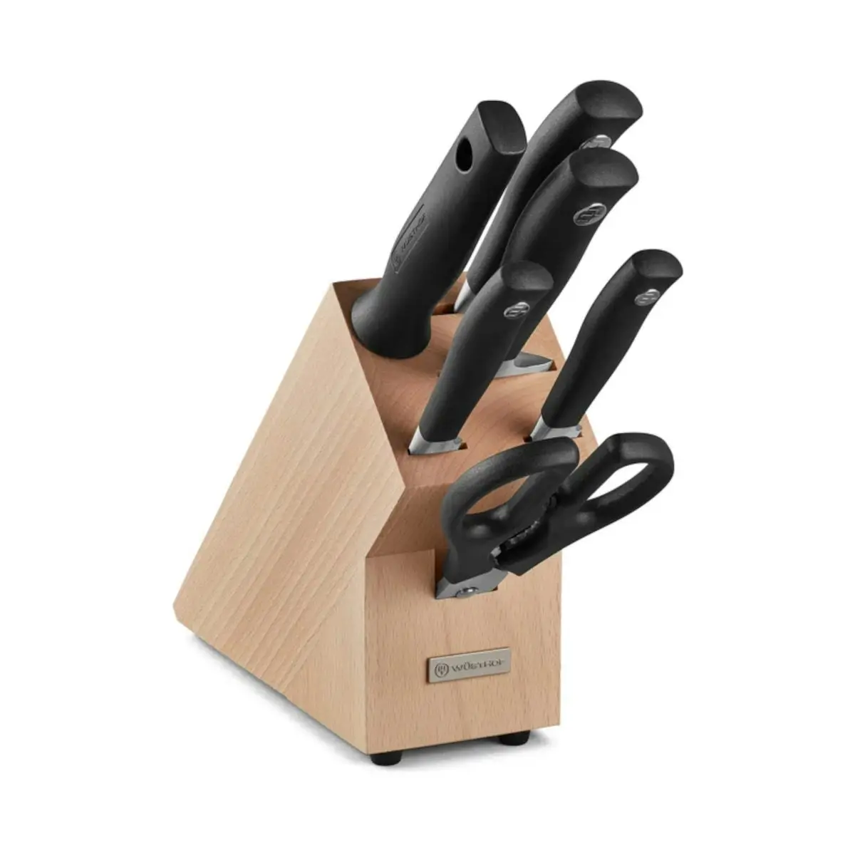 Wusthof Grand Prix II Knife Block Set with Bread Knife 7 Piece