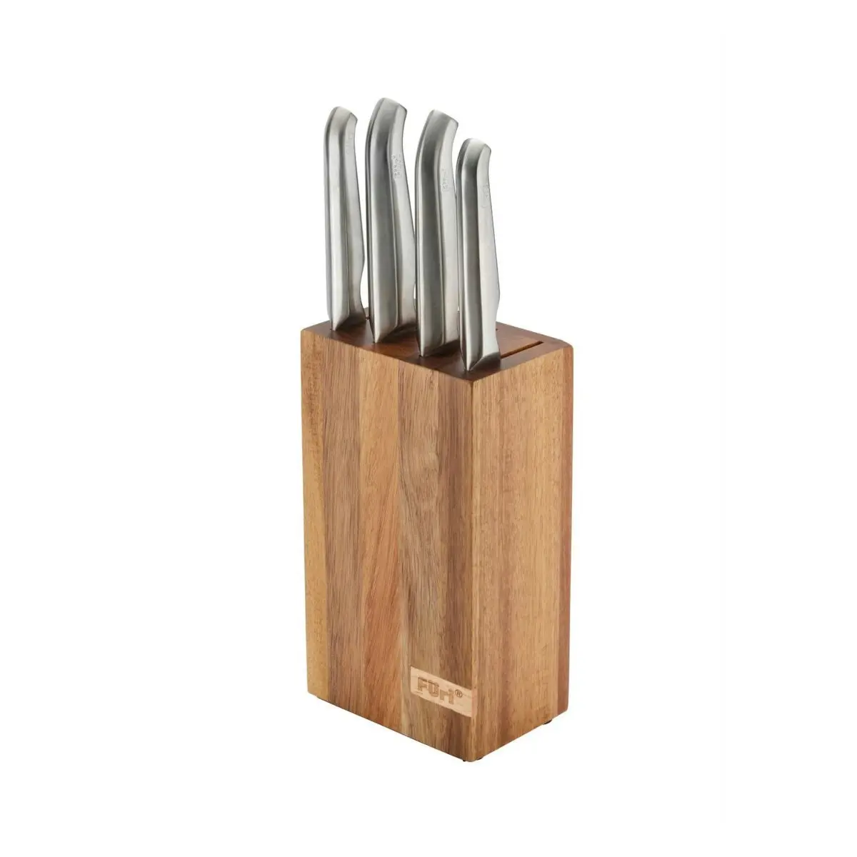 Furi Pro Acacia Knife Block Set 5 Piece