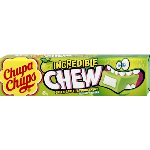 Chupa Chups Incredible Chew Green Apple 45g