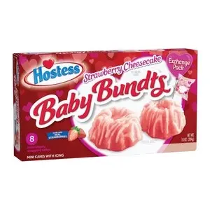 Hostess Baby Bundts Strawberry Cheesecake 284g