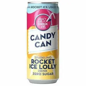 Candy Can Rocket  Ice Lolly 330ml Zero Sugar