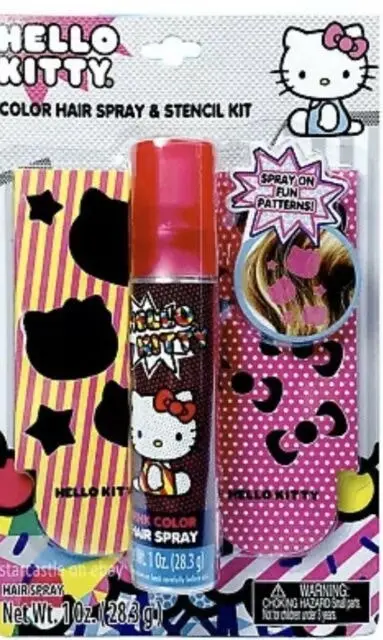 Hello Kitty Colour Hair Spray & Stencil Kit