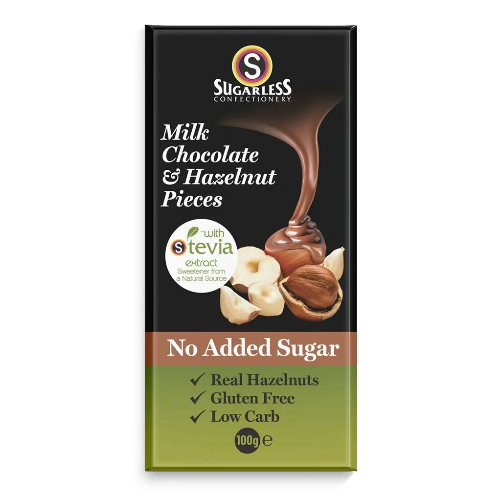 Milk Chocolate with Hazelnut Pieces 100g