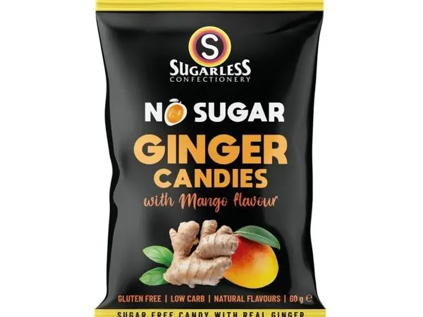 Ginger with Mango Flav Candies 60g