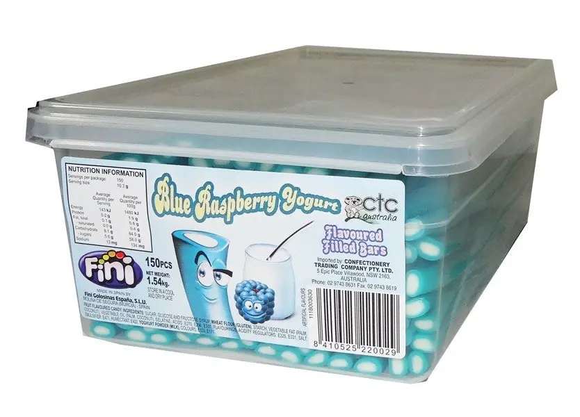 Fini Yogurt Blue Raspberry Bars 10g - (Duplicate Imported from WooCommerce)