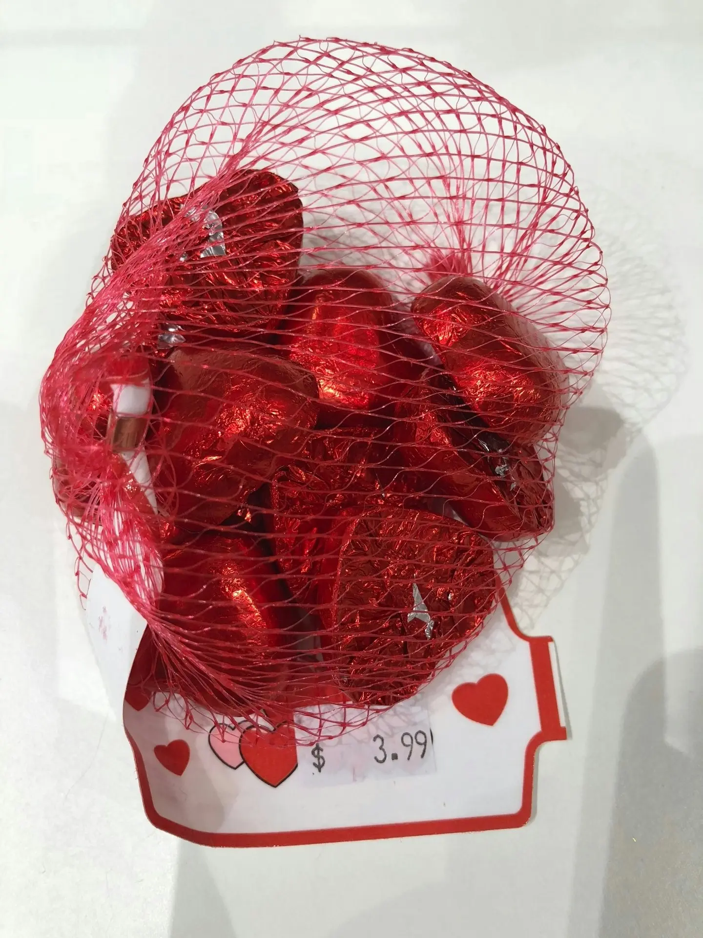 Milk Chocolate Heart Red 77g