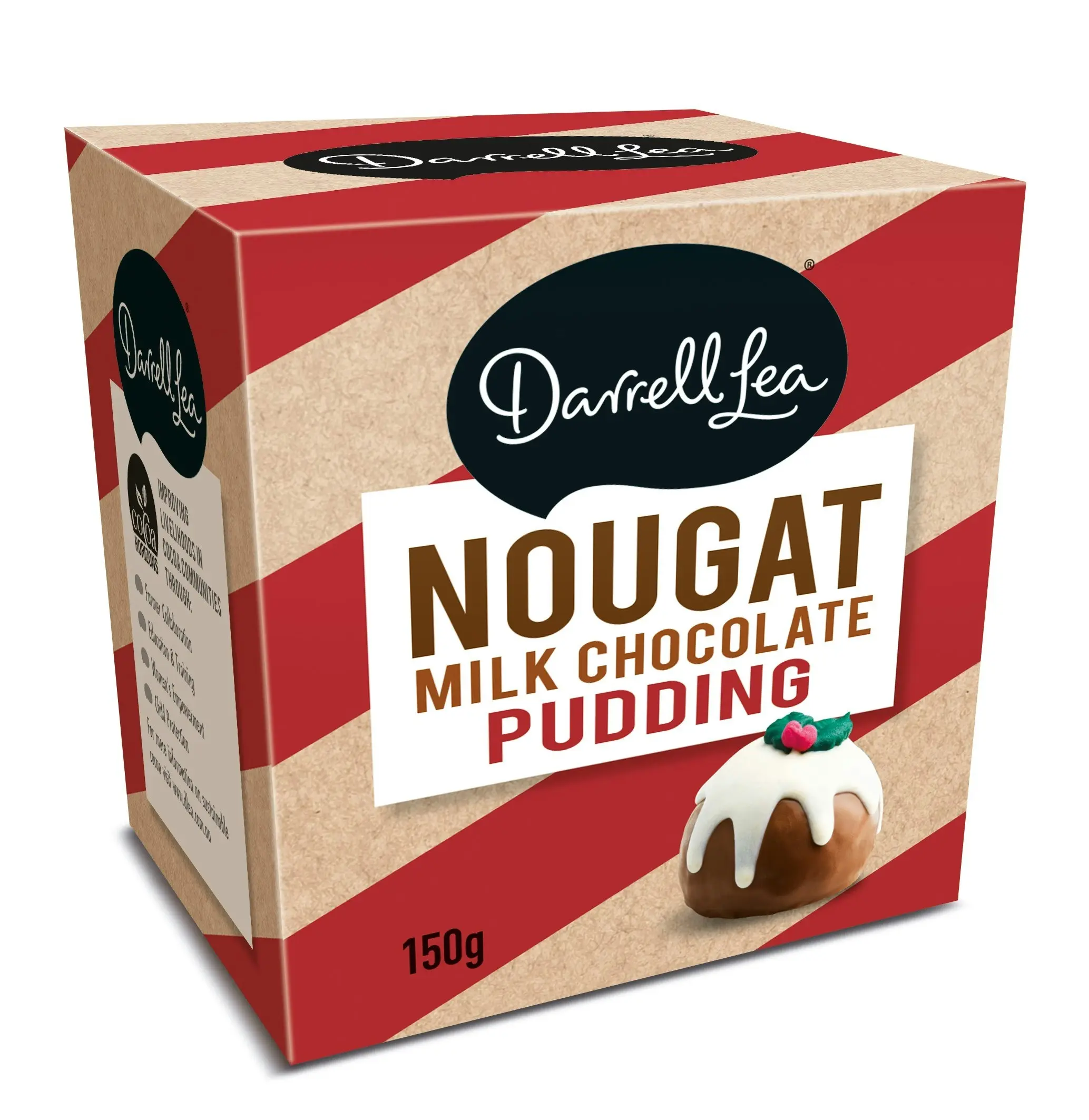 Darrell Lea Christmas Nougat Pudding - Milk 150g