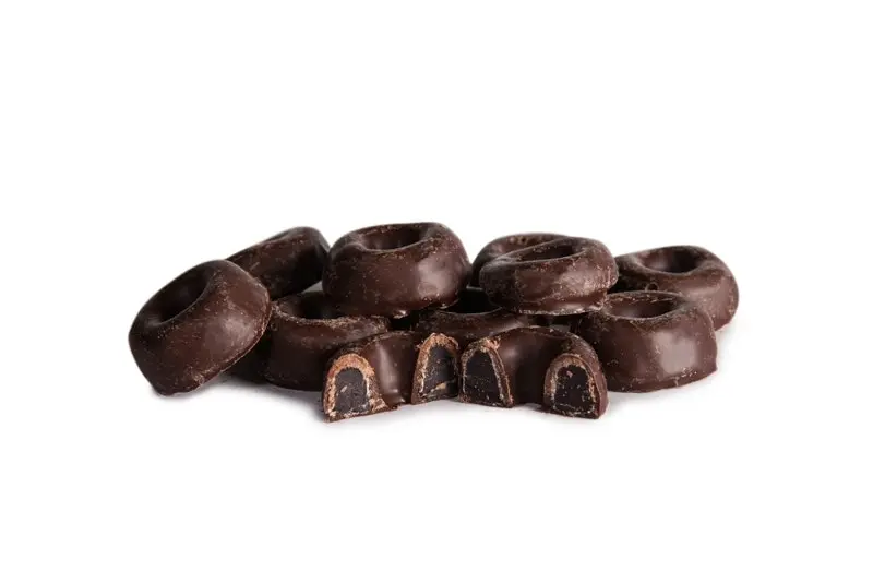 Dark Choc Aniseed Rings 250g