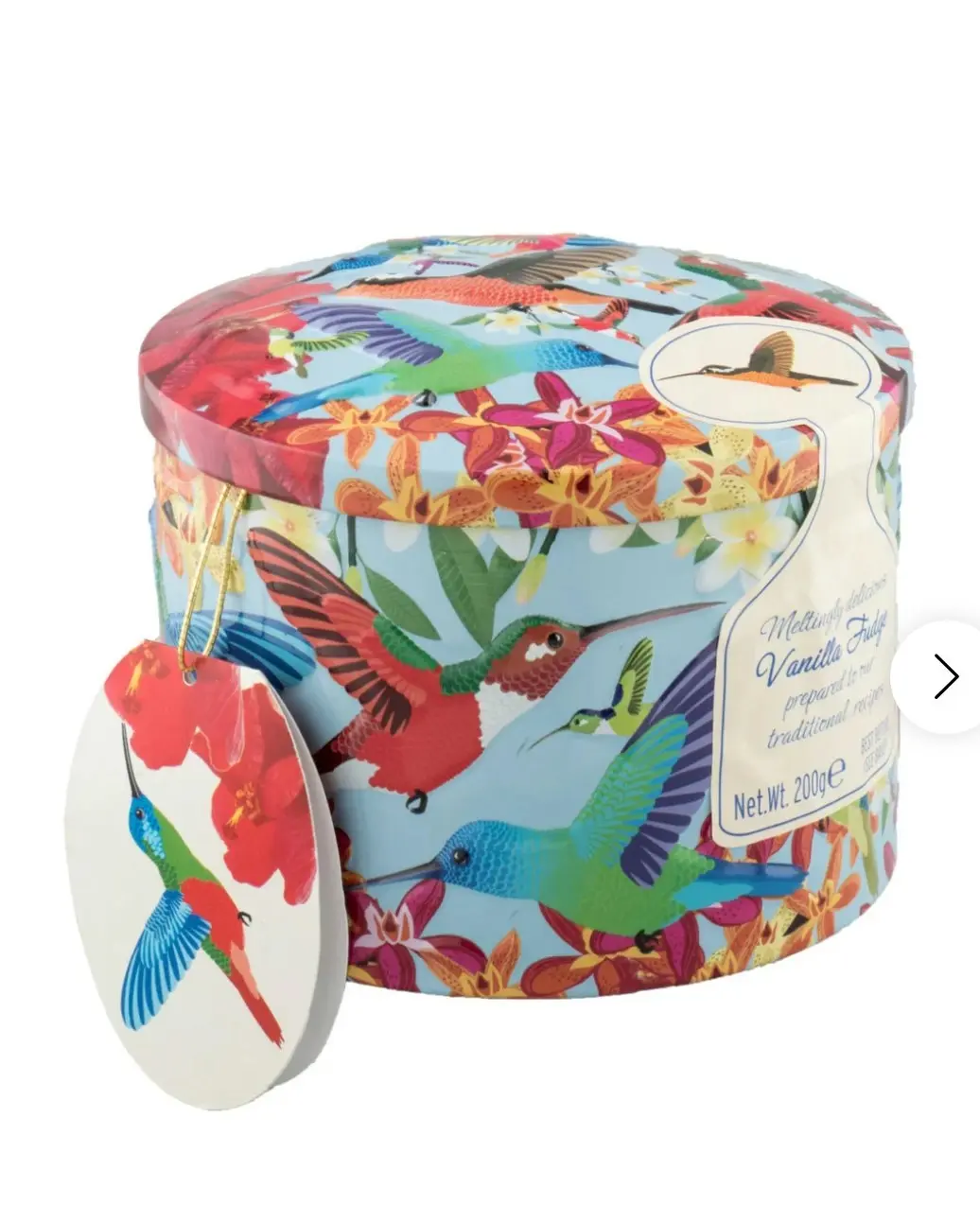 Gardiner's (Scotland) Hummingbird Tin Vanilla Fudge 200g