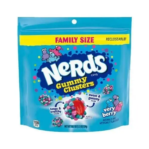 Nerds Gummy Clusters Very Berry Family Size 524g