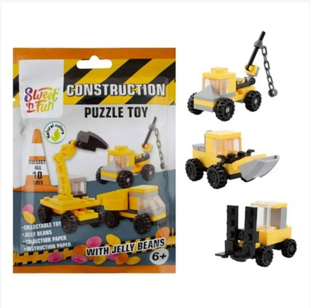 Construction Puzzle Toy with Jelly Beans 5g