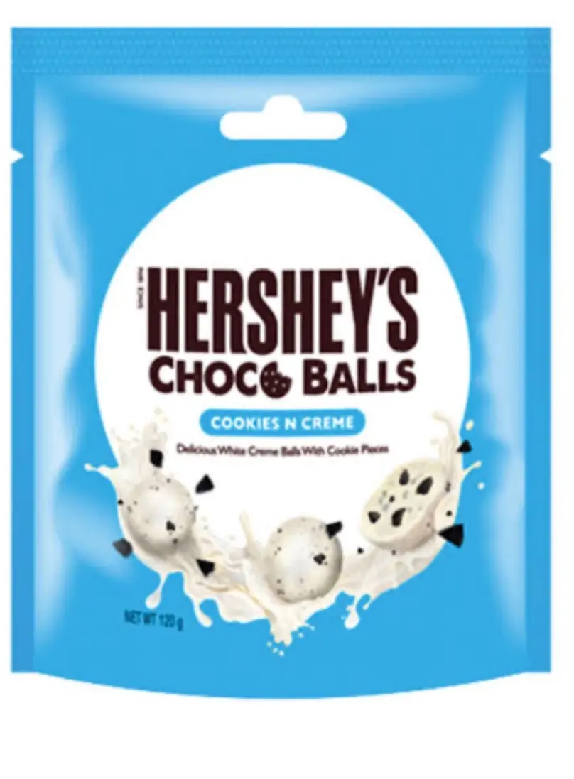 HERSHEY COOKIES N CREME CHOCO BALLS 120g