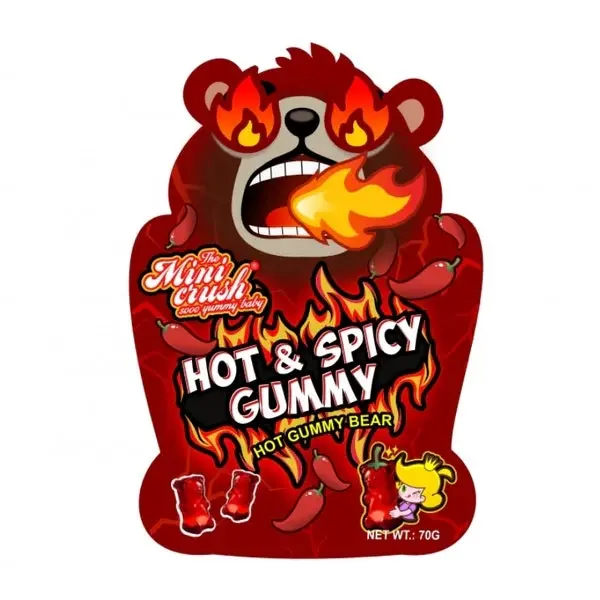 Big Bang Hot N Spicy Gummy Bears 70g