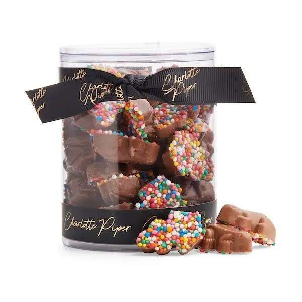 Charlotte Piper Milk Chocolate Frogs with/Sprinkles 130g