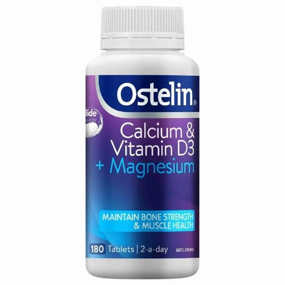 Ostelin Calcium & Vitamin D + Magnesium 180 Tablets