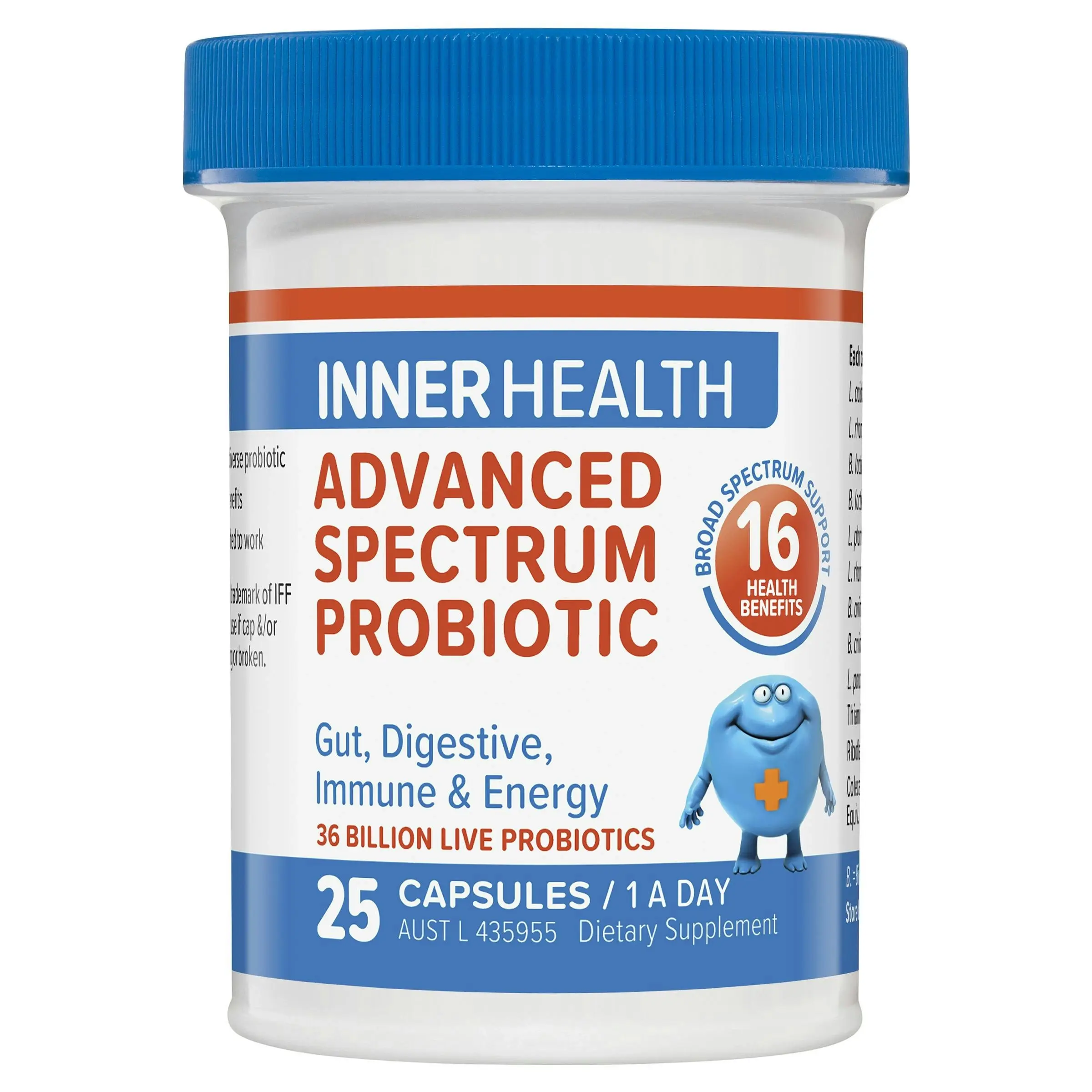 Inner Health Advanced Spectrum Probiotic 25 Capsules