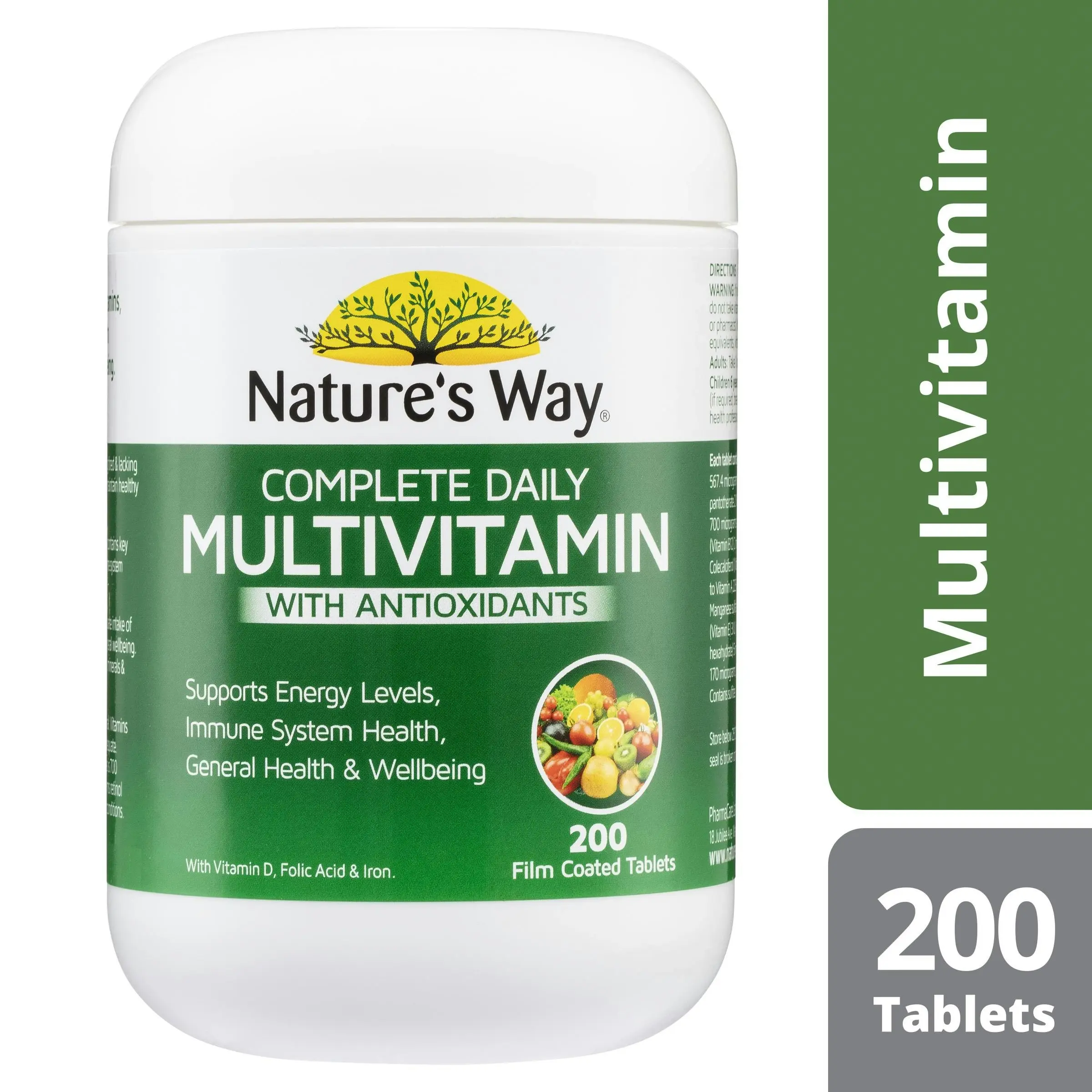 Nature's Way Complete Daily Multivitamin 200 Tablets