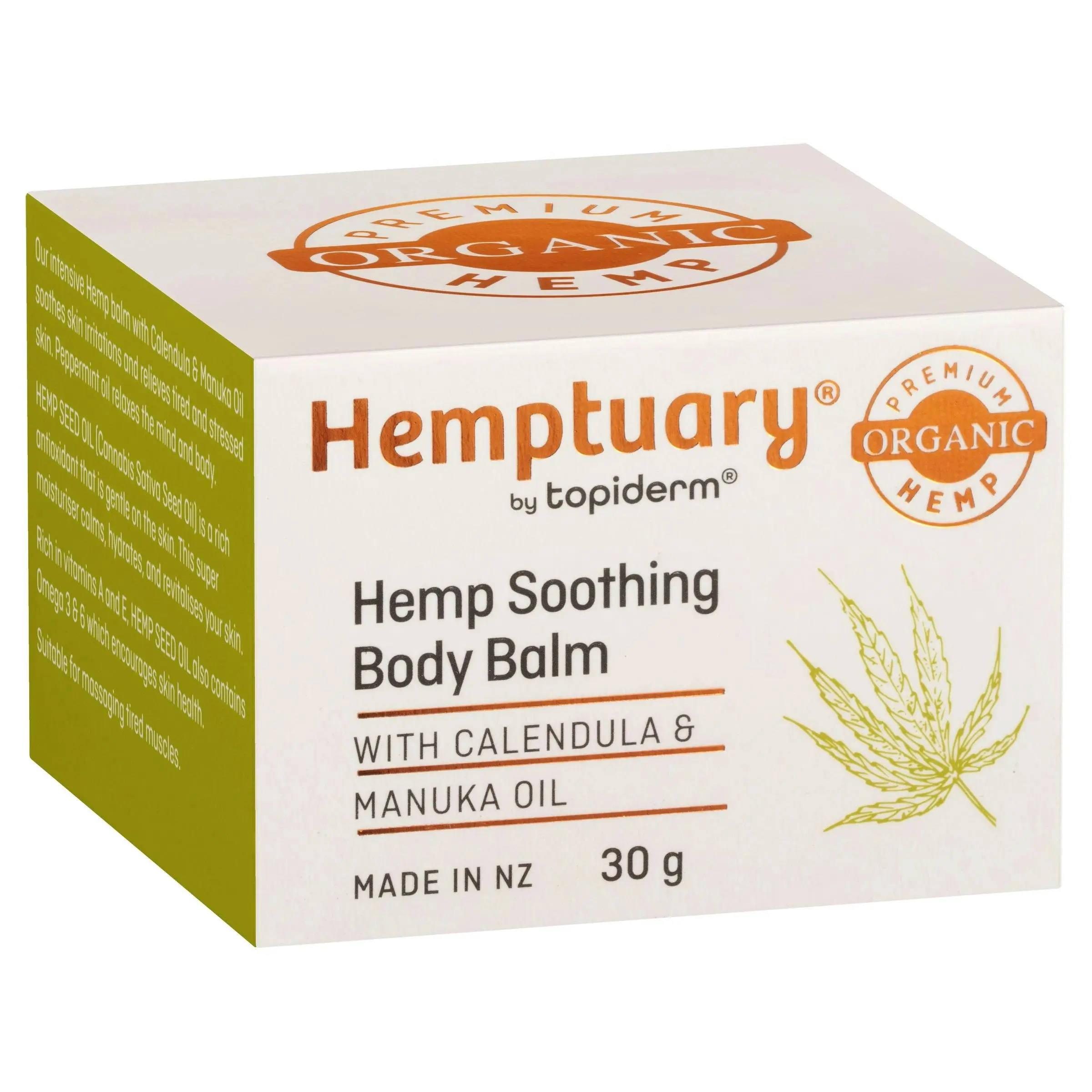 Hemptuary® by Topiderm® Hemp Soothing Body Balm 30g