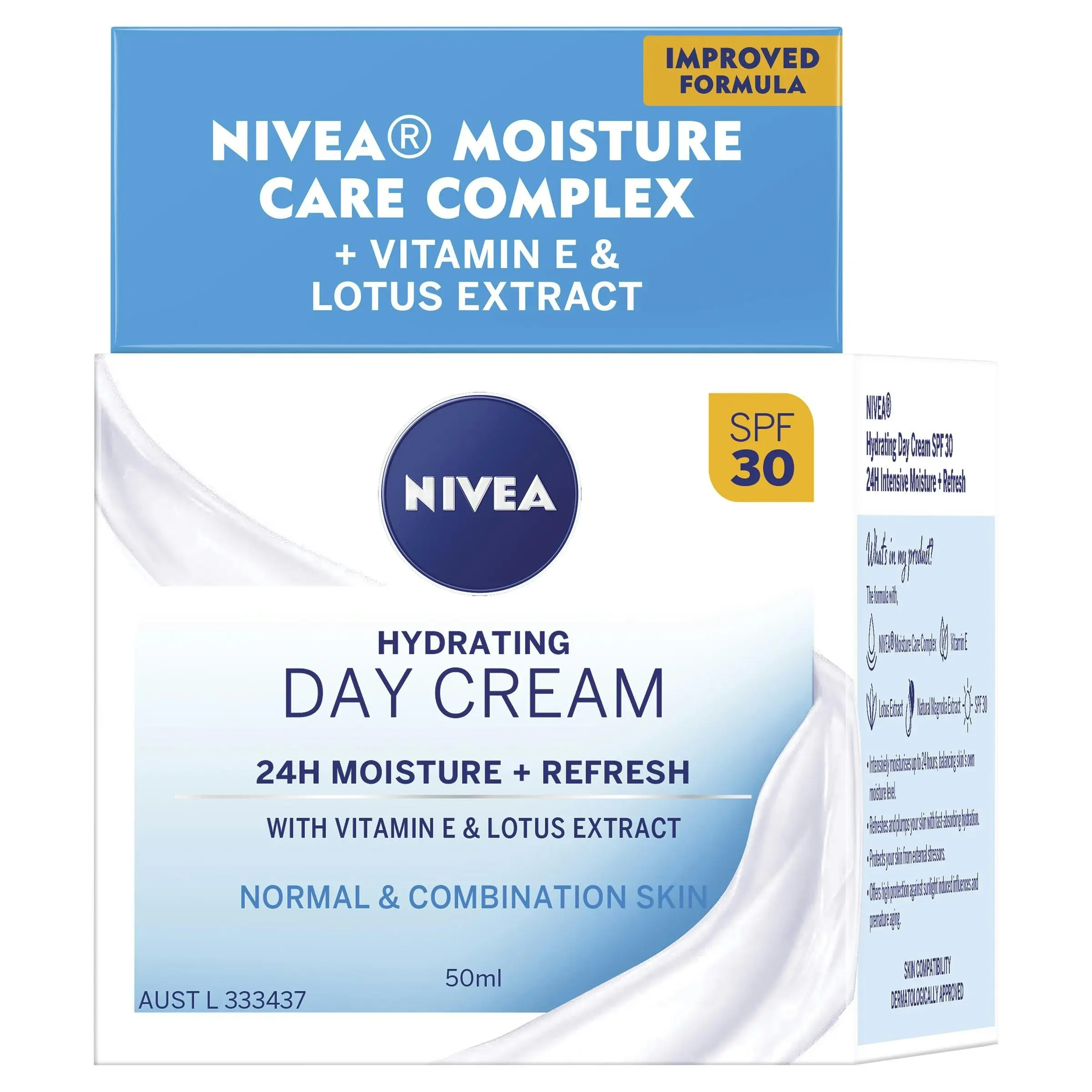 Nivea Daily Essentials Light Moisturising Day Cream SPF30+ 50mL