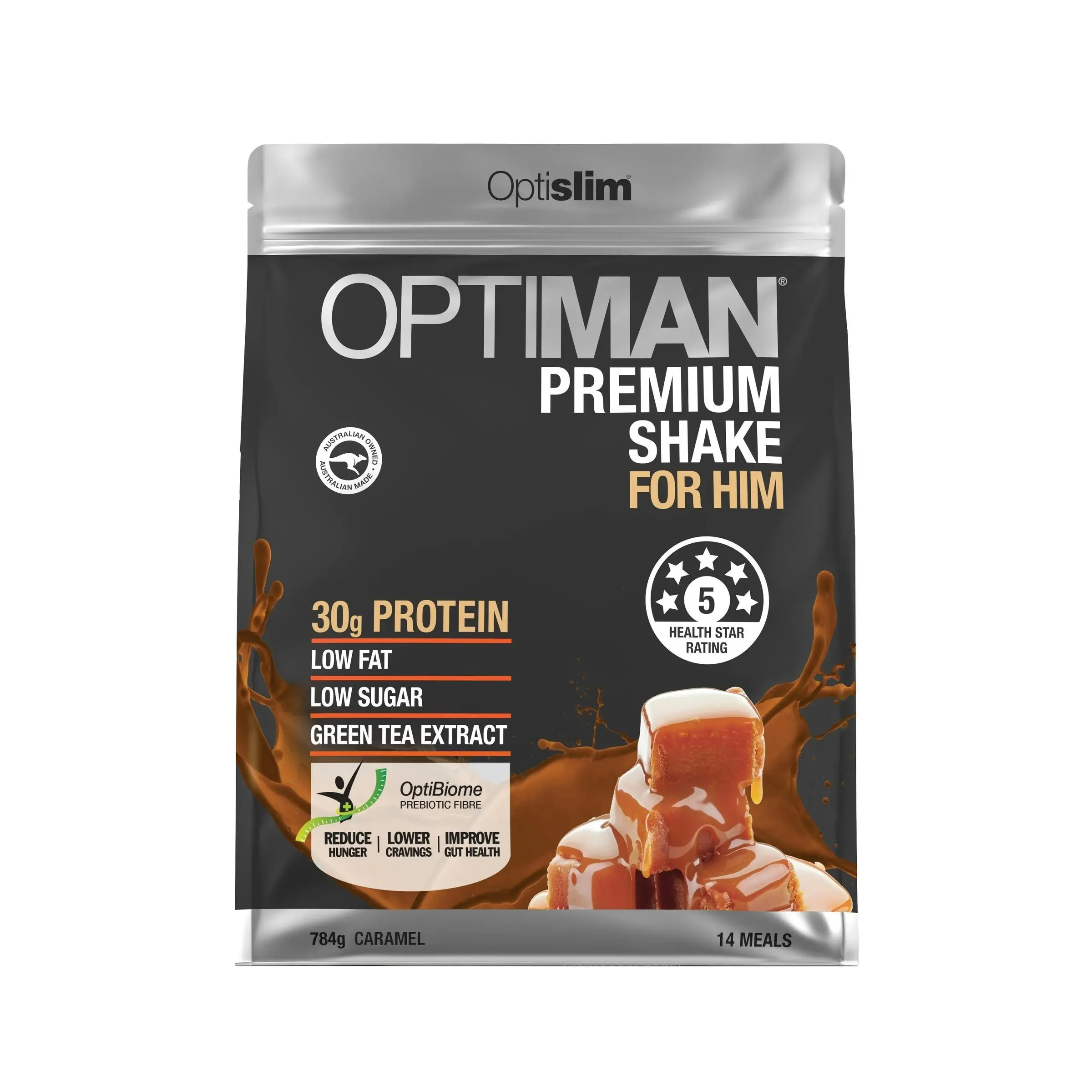 OptiSlim Optiman Premium Salted Caramel 784G