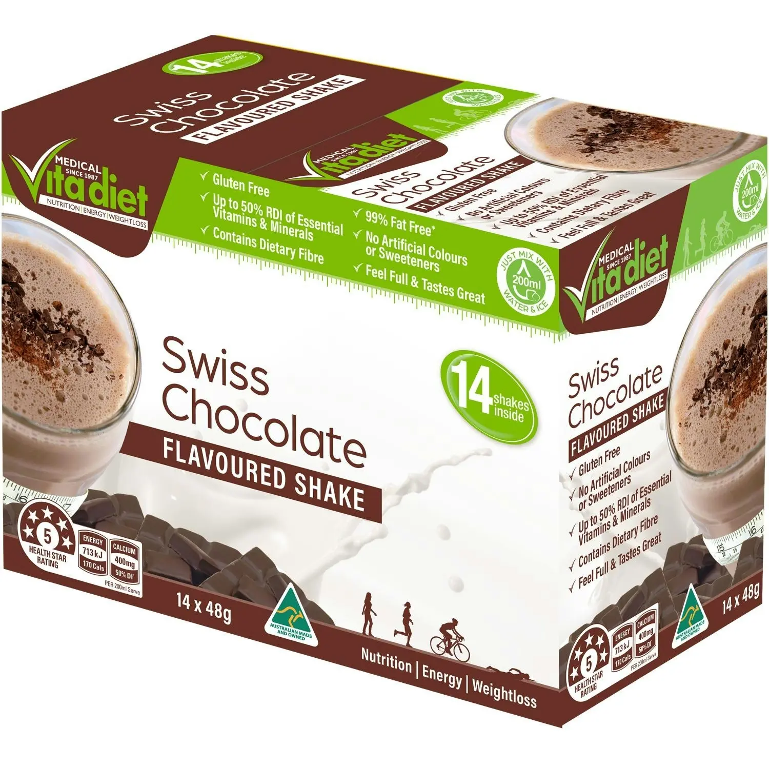 Vita Diet Swiss Chocolate 14 Pack