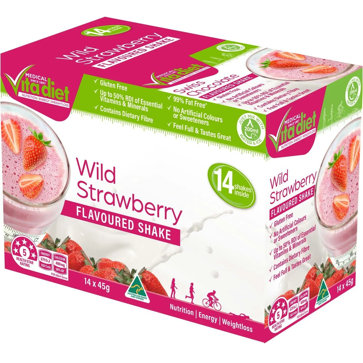 Vita Diet Wild Strawberry 14 Pack