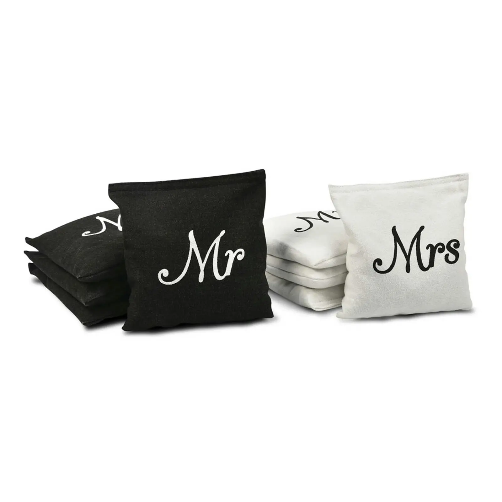 Premium Wedding Themed Cornhole Bag Set - Pack of 8.