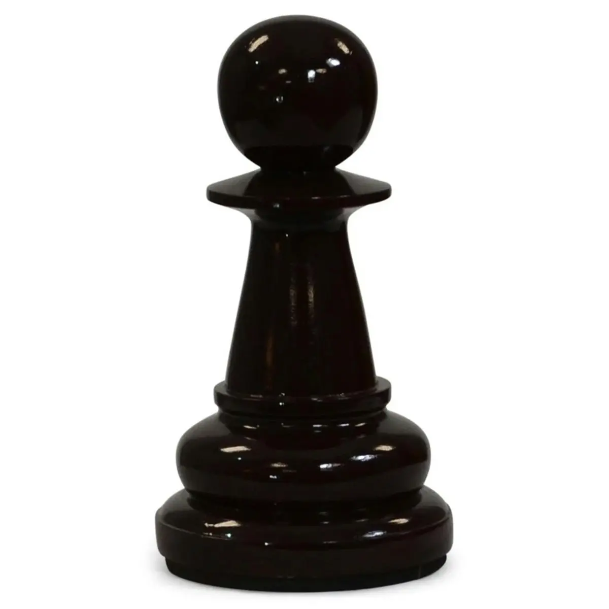 Teak Pawn from 60cm Chess Set - Dark